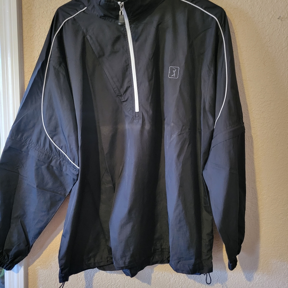 Black Windbreaker Jacket